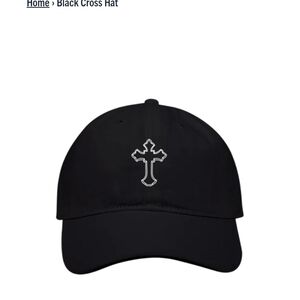 Black Cross Hat
